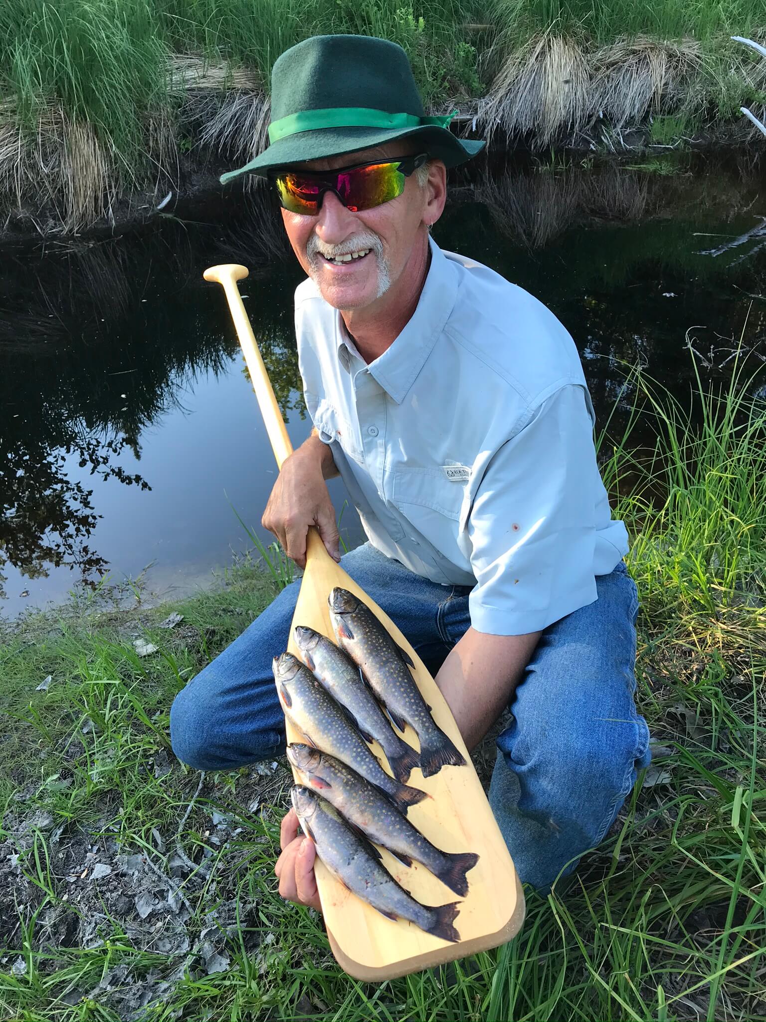 Angler and catch