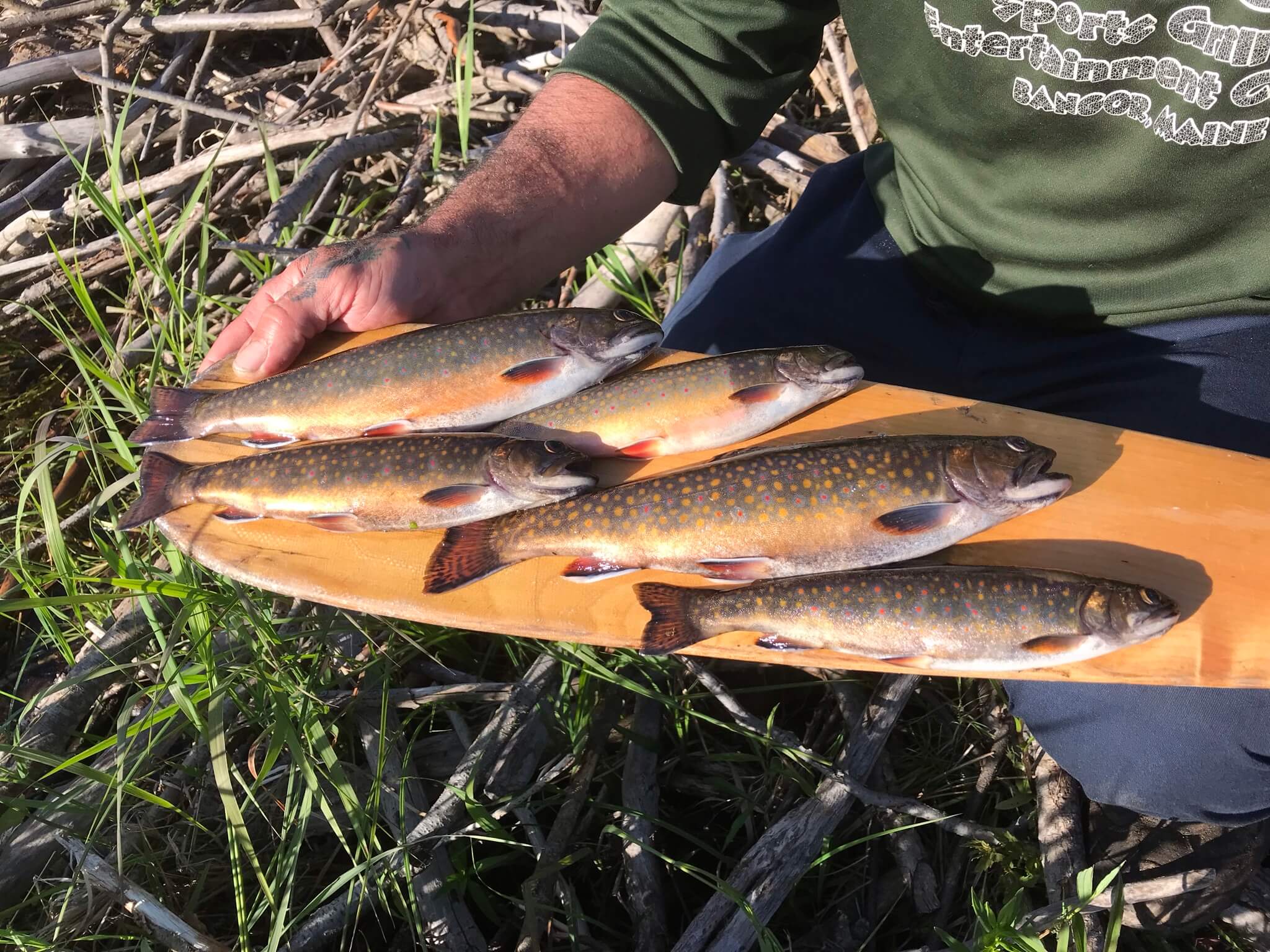 Angler and catch